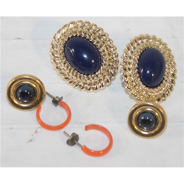 LOT ASSORTED VINTAGE EARRINGS