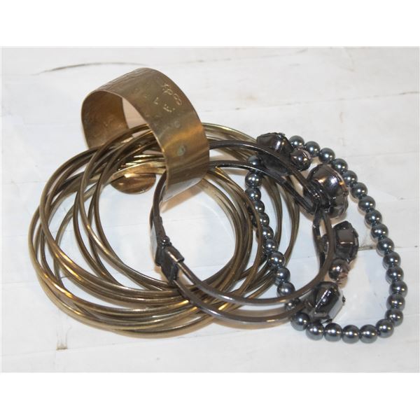 LOT ASSORTED ESTATE BRACELETS