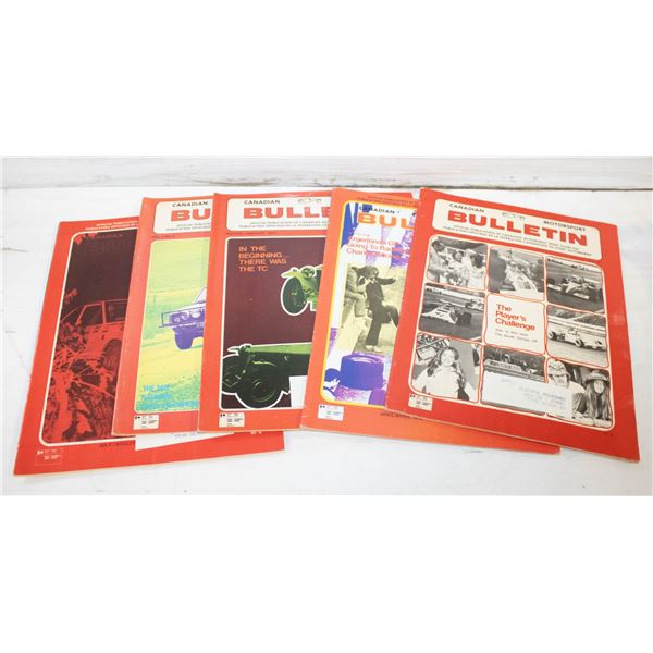 LOT OF 5 1970S  MOTORSPORT RACING MAGAZINE