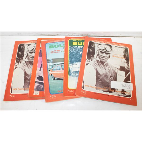 LOT OF 5 1970S  MOTORSPORT RACING MAGAZINE