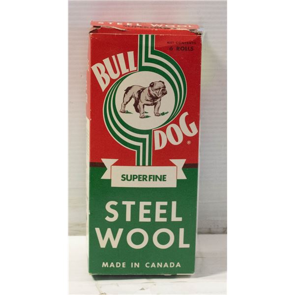 VINTAGE BULLDOG SUPERFINE STEEL WOOL