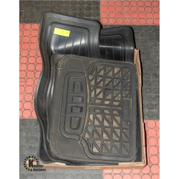CAR MATS RUBBER SET OF 7
