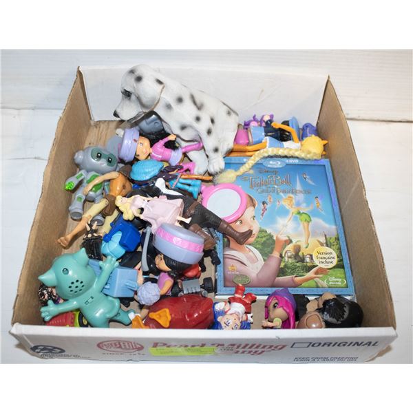 LOT OF DISNEY FIGURES + BLUE RAY