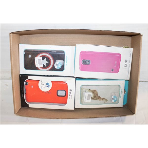 4 NEW CELL PHONE CASES