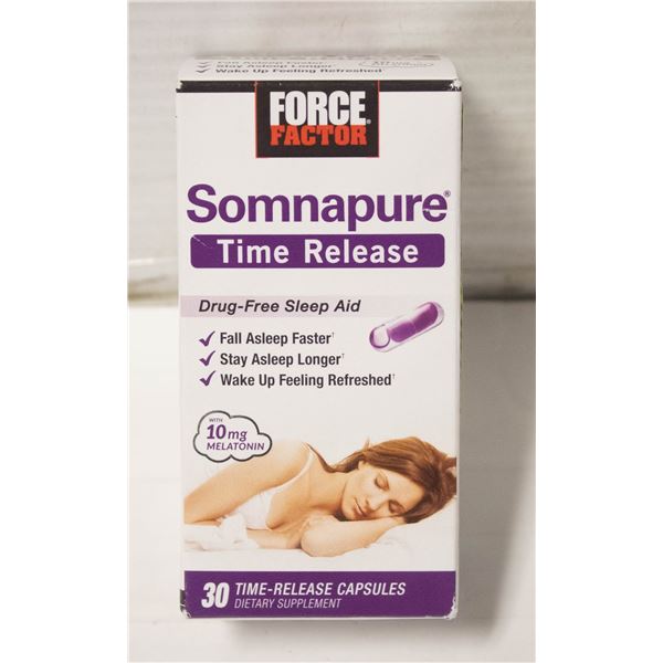 NEW SOMNAPURE TIME RELEASE DRUG FREE