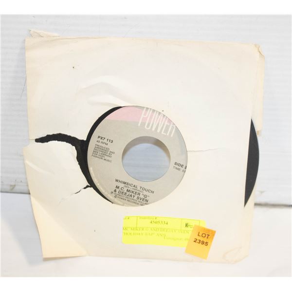 MC MIKER G AND DEEJAY SVEN "HOLIDAY RAP" AND