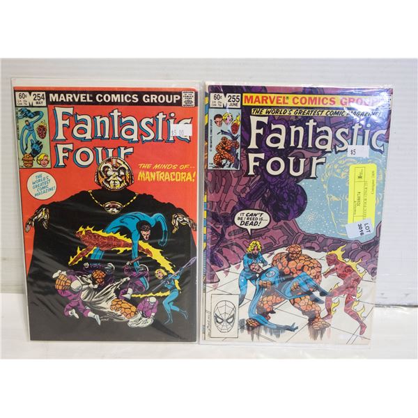 FANTASTIC FOUR #254 & 255