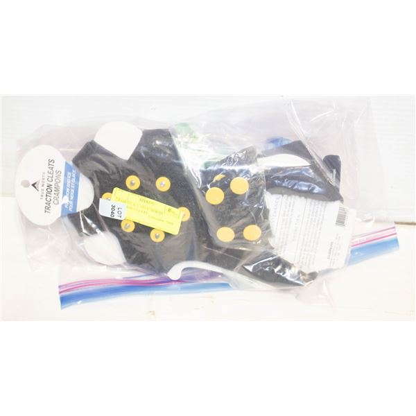 2 PAIR XL & L TRUE NORTH TRACTION CLEATS