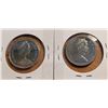 Image 2 : 19)  LOT OF 2 CANADIAN HALF DOLLARS, 1968 & 1969.
