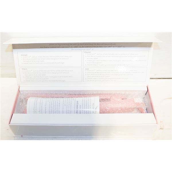 NEW IN BOX EVOLUTION 1 INCH PINK HAIR STRAIGHTENER