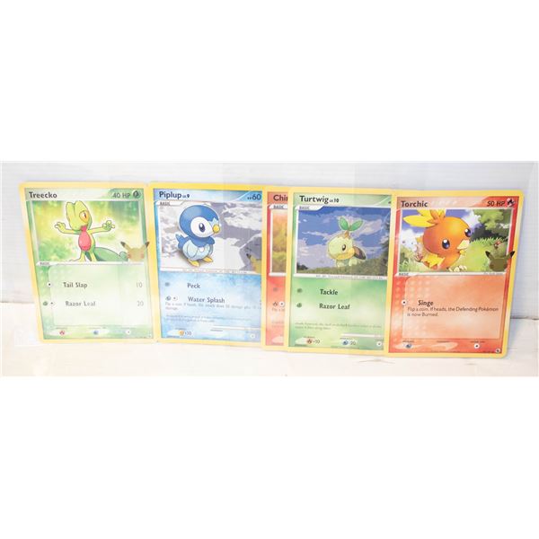 25TH ANNIVERSARY POKEMON CARDS LARGE SIZE