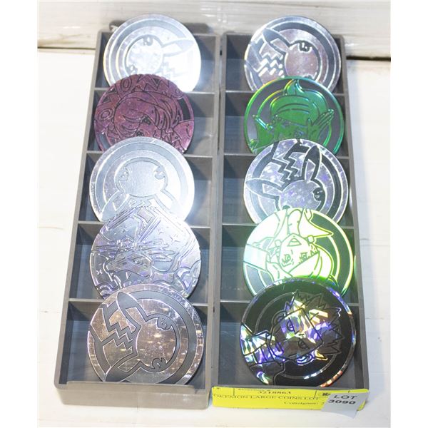 POKEMON LARGE COINS LOT