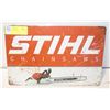 Image 1 : NEW STIHL CHAINSAW 8 X 11.5 INCH TIN SIGN
