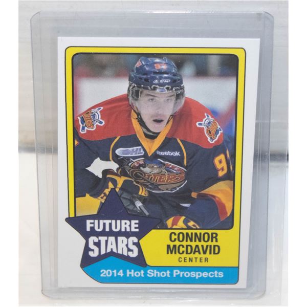 CONNOR MCDAVID PRE-ROOKIE CARD 2014 HOT SHOT