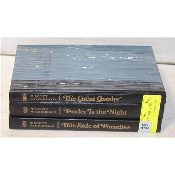 LOT OF 3 F SCOTT FITGERALD NOVELS