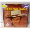 Image 1 : HANK WILLIAMS SELF TITLED ALBUM 1966