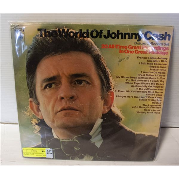 THE WORLD OF JOHNNY CASH 2 ALBUM SET 1970