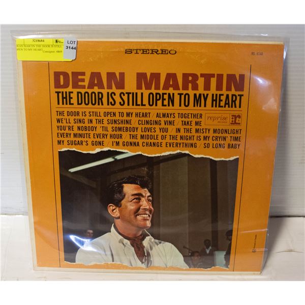 DEAN MARTIN THE DOOR IS STILL OPEN TO MY HEART