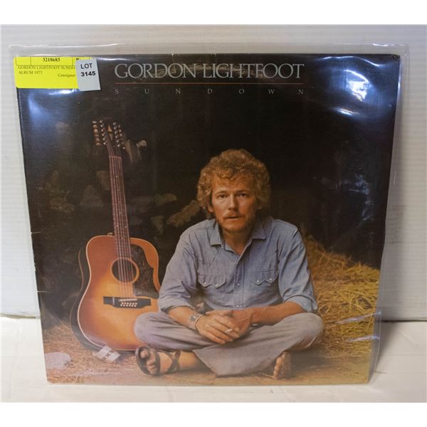 GORDON LIGHTFOOT SUNDOWN ALBUM 1973