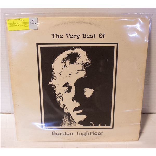 THE VERY BEST OF GORDON LIGHTFOOT ALBUM 1975