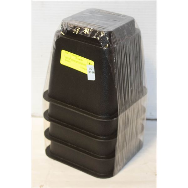 SET OF 4 UNUSED FURNITURE RISERS