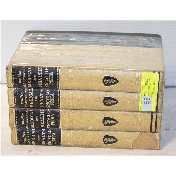 COMPLETE 4 VOLUME VINTAGE ILLUSTRATED MEDICAL