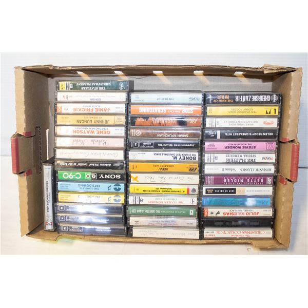 LOT OF 41 CASSETTE TAPES ? INCLUDING ABBA, BONEY M