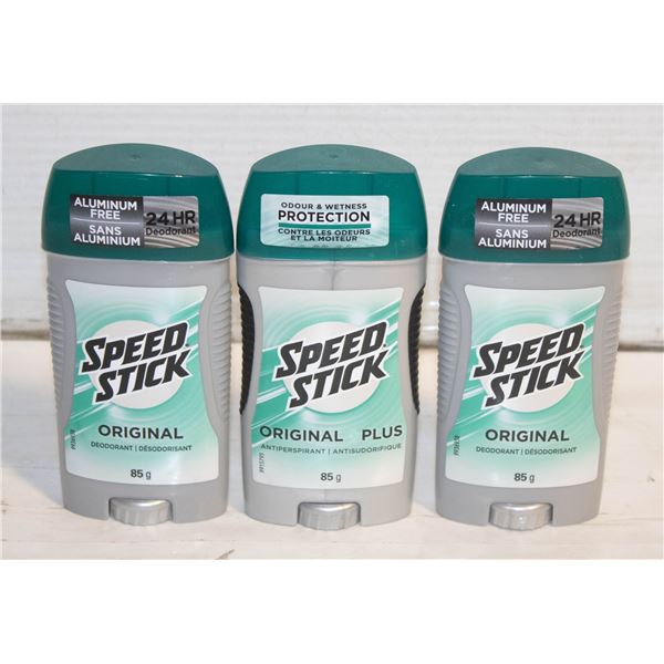NEW 3 PACK MENNEN SPEED STICK