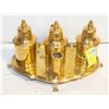 Image 1 : MOTTAHEDEH HEAVY BRASS INKSTAND WITH COA