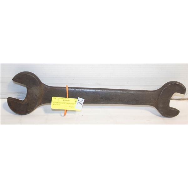 VINTAGE LARGE OPEN END WRENCH