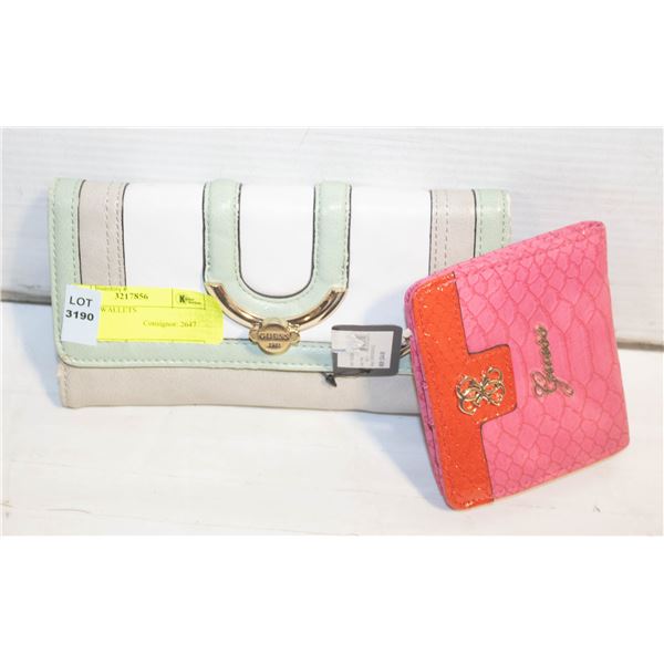 2 GUESS WALLETS