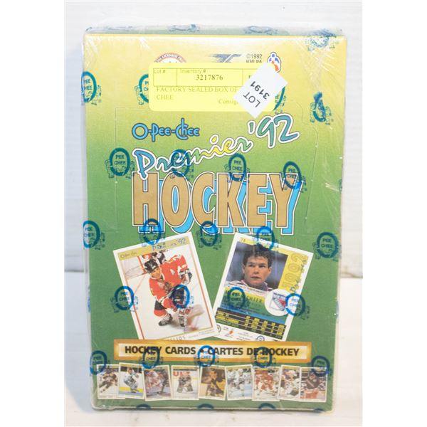 FACTORY SEALED BOX OF O PEE CHEE