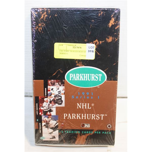 FACTORY SEALED BOX OF 1991 SERIES 1