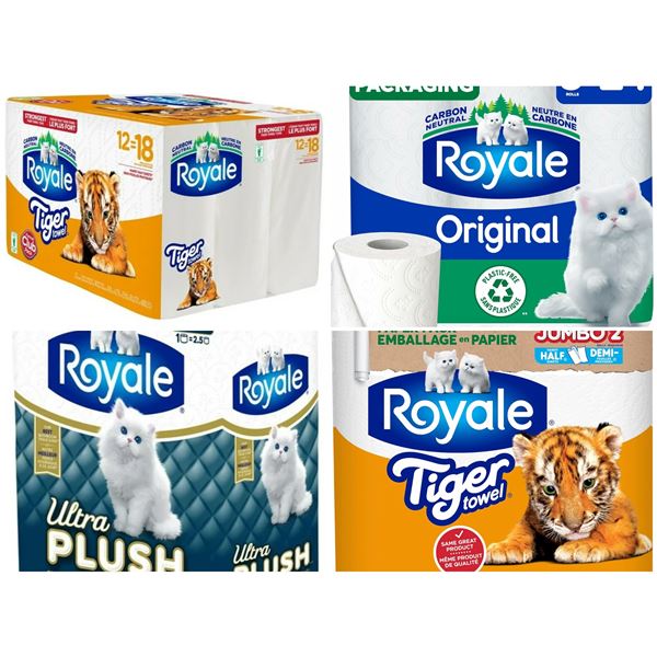 FEATURED TOILET PAPER AND PAPER TOWEL