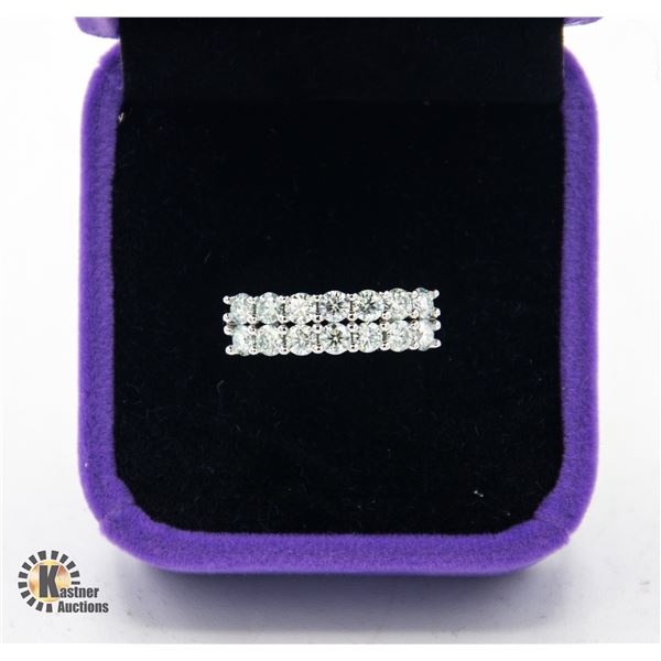 #84-1.00 CT TW WITH 18 ROUND BRILLIANT CUT