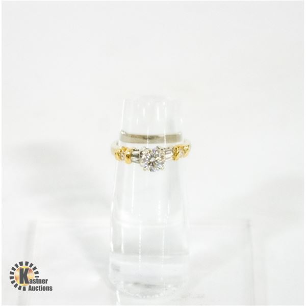 APPRAISED 14KT WHITE/YELLOW GOLD DIAMOND AND