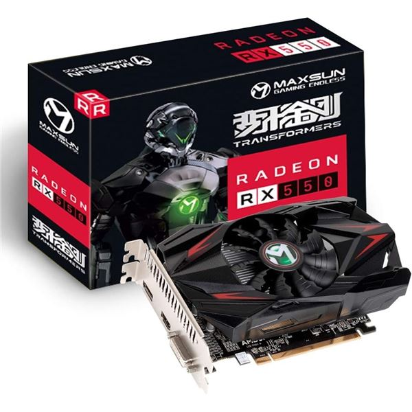 NEW W/BOX MAXSUN AMD RADEON RX550 GRAPHICS CARD