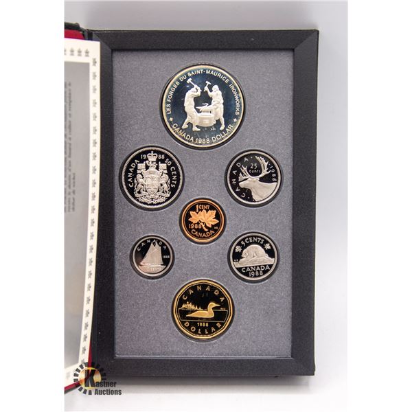 1988 ROYAL CANADIAN MINT PROOF SET WITH SILVER