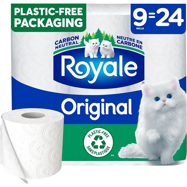 BRAND NEW ROYALE ORIGINAL 9 PACK OF MEGA ROLLS