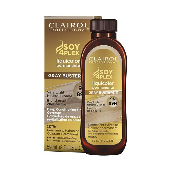 NEW CLAIROL SOY4PLEX LIQUICOLOR 9N/89N VERY LIGHT