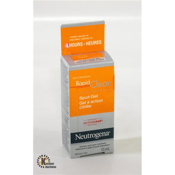 NEW 15ML BOTTLE OF NEUTROGENA RAPID CLEAR SPOT GEL