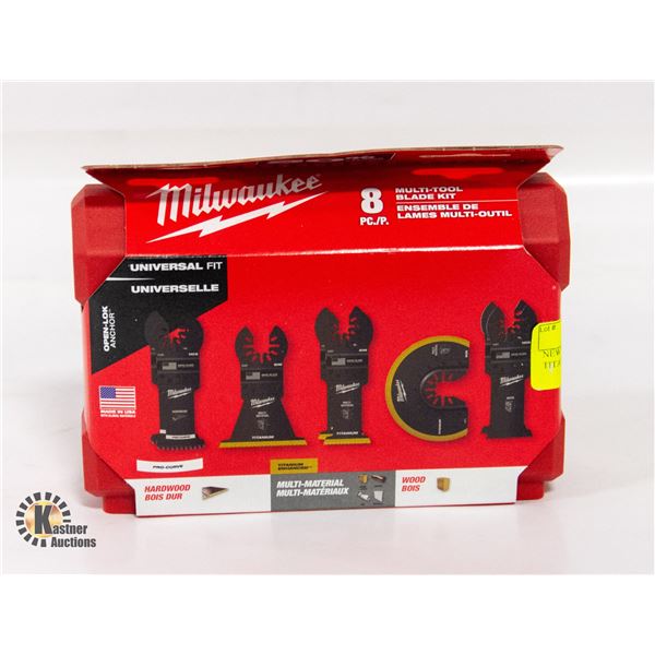 NEW MILWAUKEE 8PC MULTI-TOOL TITANIUM BLADE