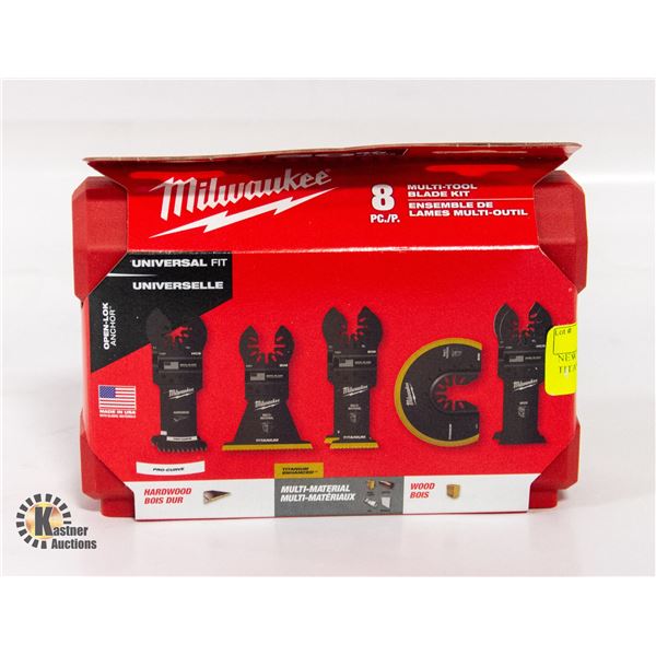 NEW MILWAUKEE 8PC MULTI-TOOL TITANIUM BLADE