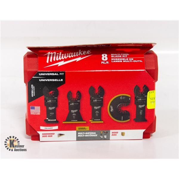 NEW MILWAUKEE 8PC MULTI-TOOL TITANIUM BLADE