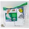 Image 1 : ANKLE SOCKS WHITE 6-12 SIZE FRUIT OF LOOM