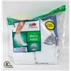 Image 1 : ANKLE SOCKS WHITE 6-12 SIZE FRUIT OF LOOM