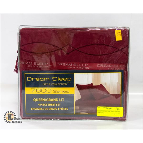 DREAM SLEEP 7600 SERIES QUEEN SHEET SET