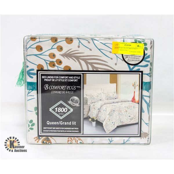 B COMFORT PLUS 1800 SERIES QUEEN SHEET SET