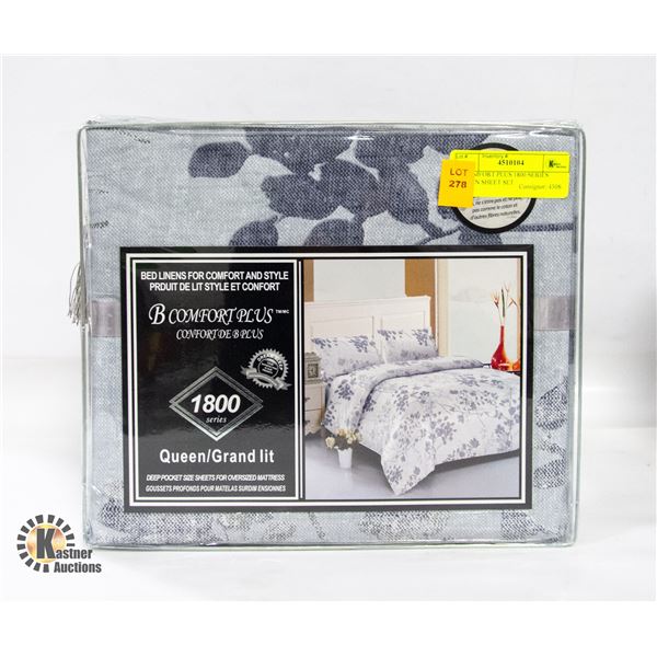 B COMFORT PLUS 1800 SERIES QUEEN SHEET SET