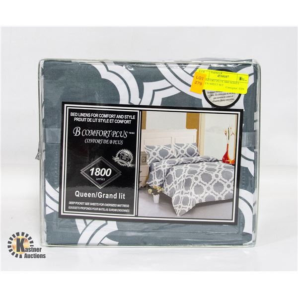 B COMFORT PLUS 1800 SERIES QUEEN SHEET SET